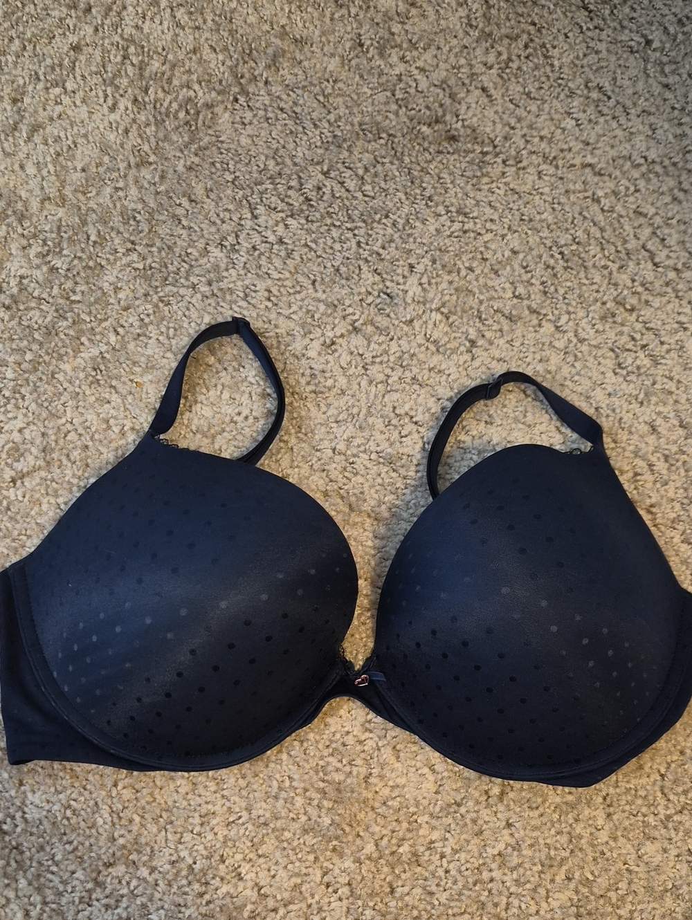 Body By Victoria's Secret Navy Polka Dot  Bra